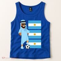 Argentina Sheik Argentina Flag Soccer Gift Tank Top thumb 2