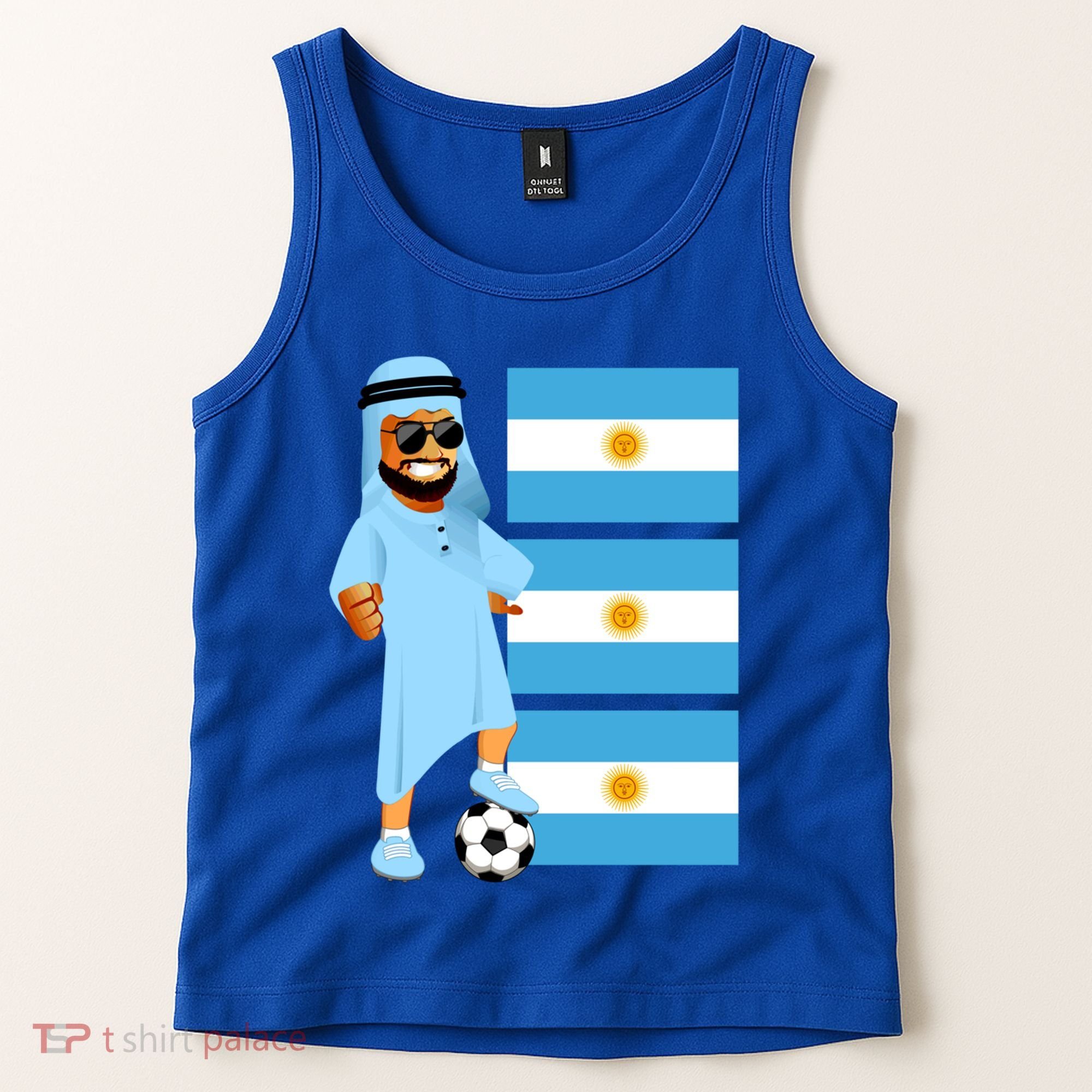 Argentina Sheik Argentina Flag Soccer Gift Tank Top
