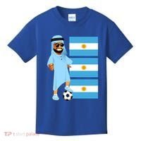 Argentina Sheik Argentina Flag Soccer Gift Kids T-Shirt thumb 0