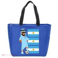 Argentina Sheik Argentina Flag Soccer Gift Tote Bag thumb 0