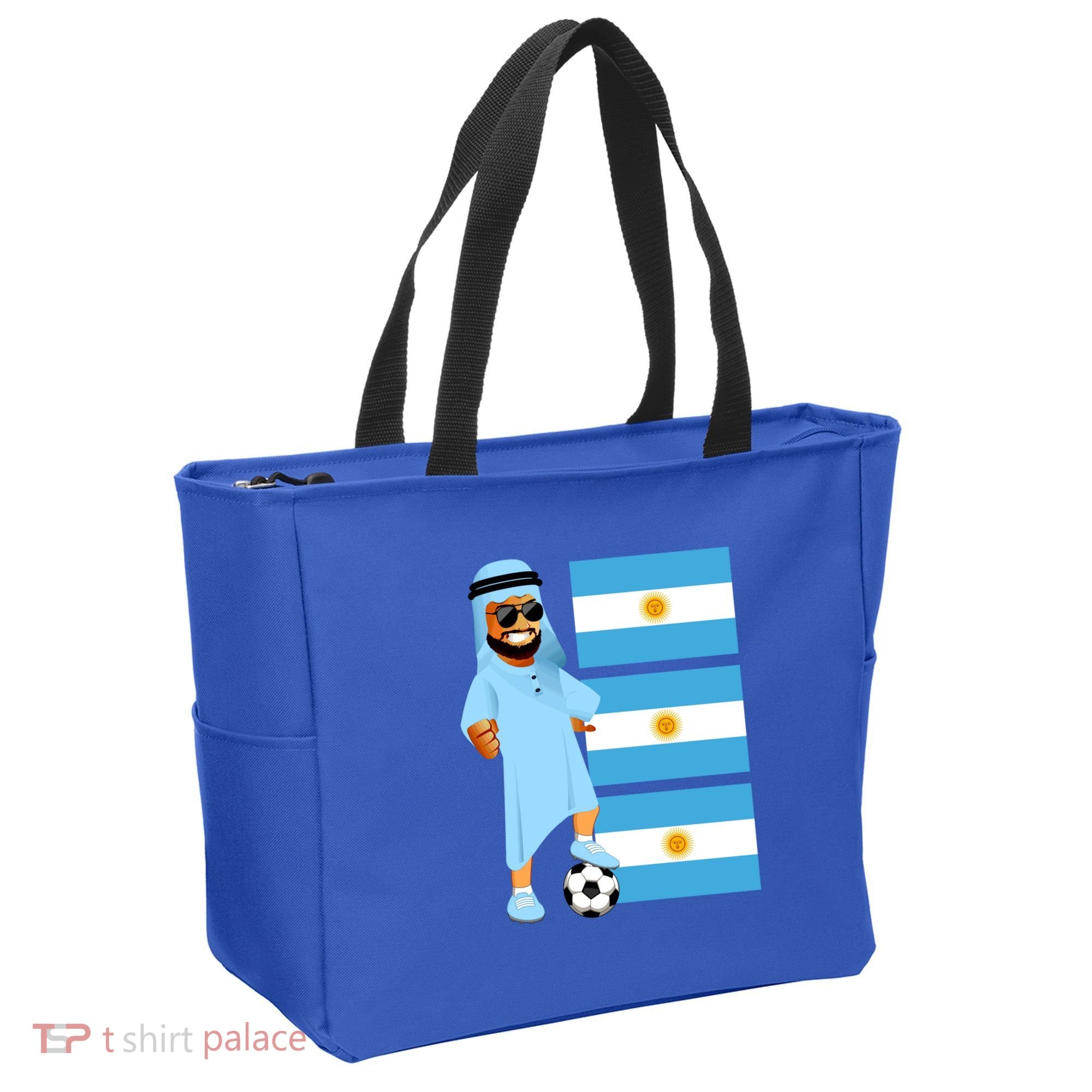 Argentina Sheik Argentina Flag Soccer Gift Tote Bag