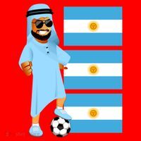 Argentina Sheik Argentina Flag Soccer Gift Santa Hat thumb 1