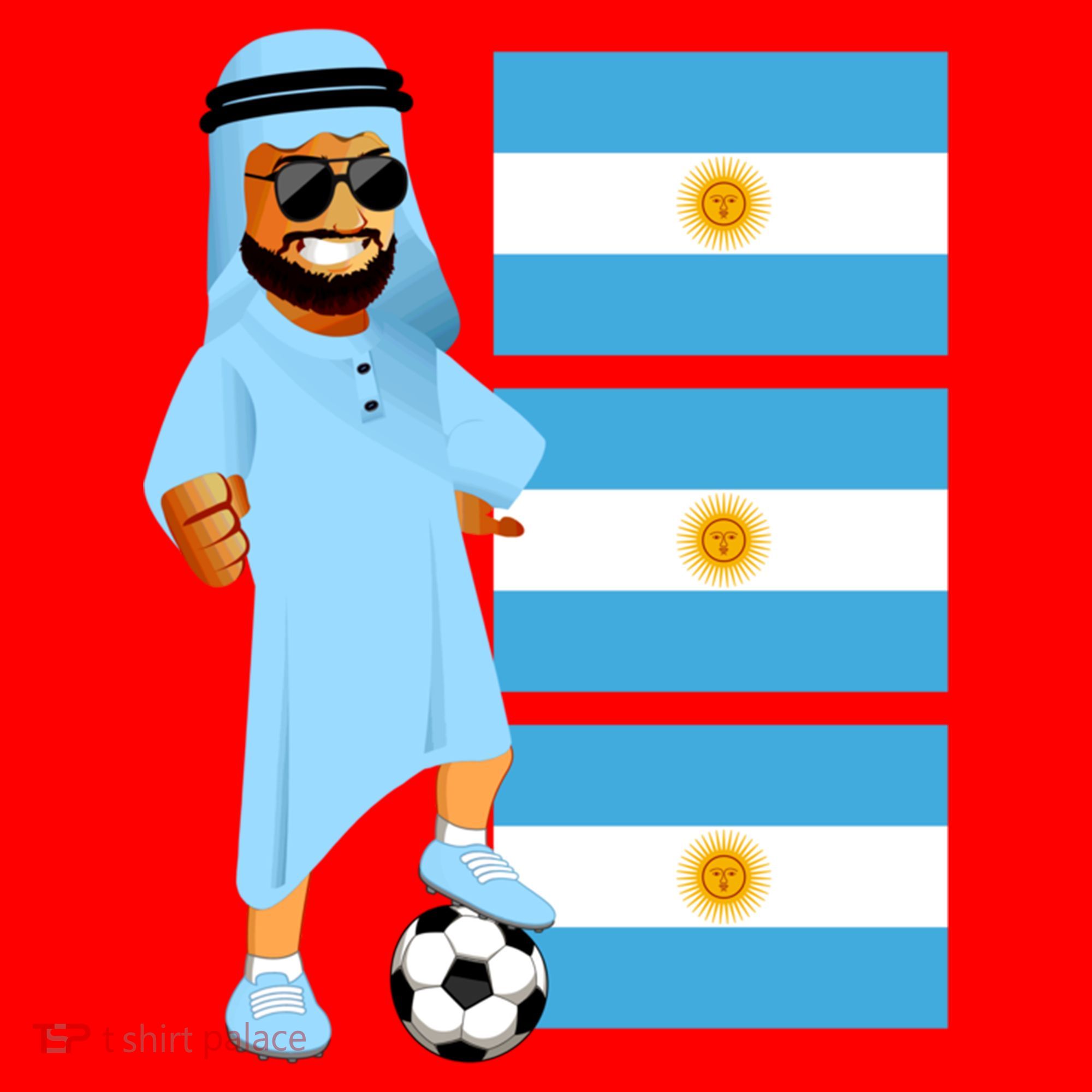 Argentina Sheik Argentina Flag Soccer Gift Santa Hat