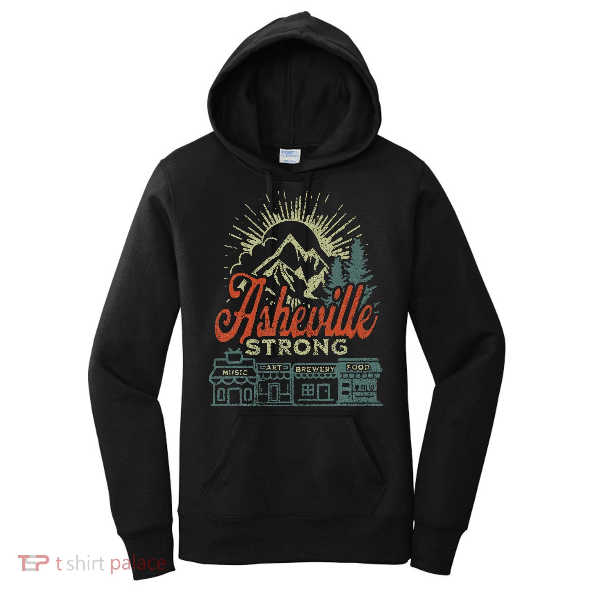 Asheville Strong Asheville North Carolina Women's Hoodie