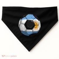Argentina Soccer Argentina Flag Argentinian Boys Gift USA-Made Doggie Bandana thumb 0