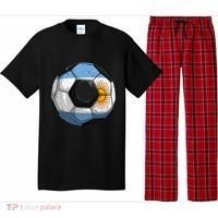 Argentina Soccer Argentina Flag Argentinian Boys Gift Pajama Set thumb 0