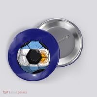 Argentina Soccer Argentina Flag Argentinian Boys Gift Button thumb 0