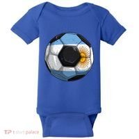 Argentina Soccer Argentina Flag Argentinian Boys Gift Baby Bodysuit thumb 0
