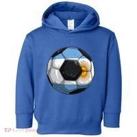 Argentina Soccer Argentina Flag Argentinian Boys Gift Toddler Hoodie thumb 0