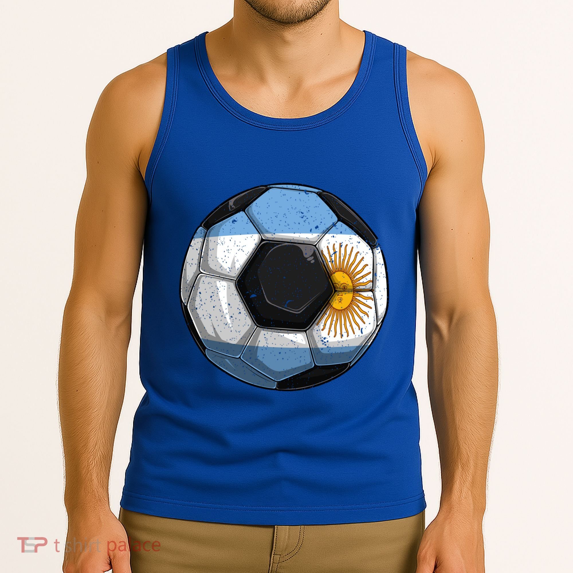 Argentina Soccer Argentina Flag Argentinian Boys Gift Tank Top