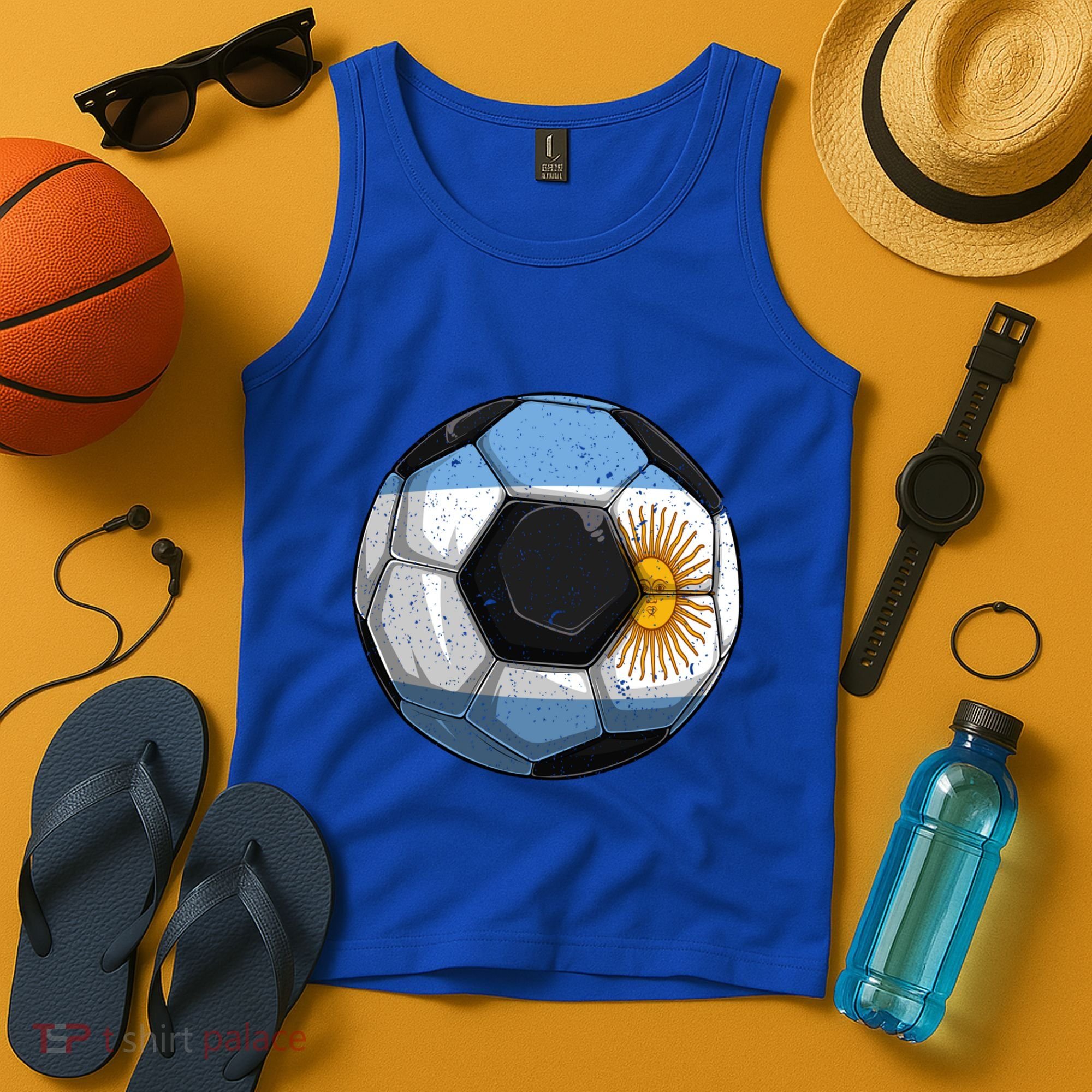 Argentina Soccer Argentina Flag Argentinian Boys Gift Tank Top