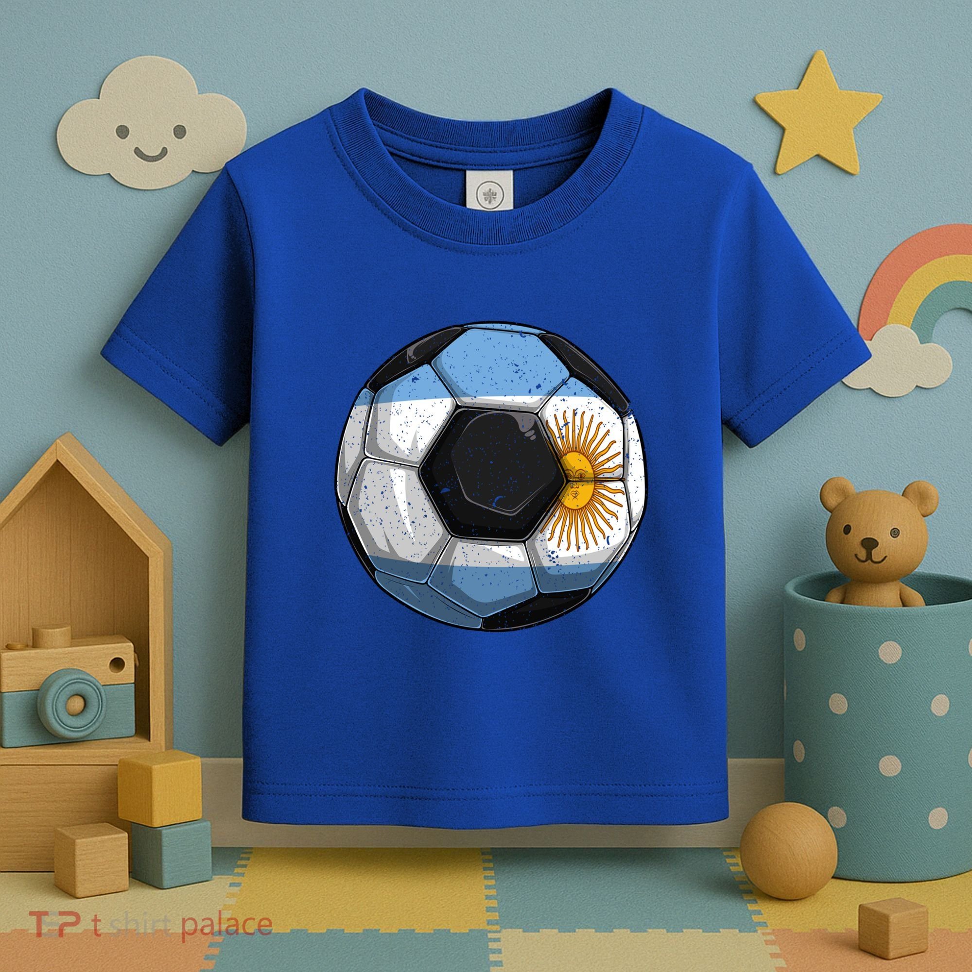 Argentina Soccer Argentina Flag Argentinian Boys Gift Toddler T-Shirt