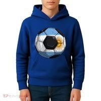 Argentina Soccer Argentina Flag Argentinian Boys Gift Kids Hoodie thumb 4