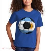 Argentina Soccer Argentina Flag Argentinian Boys Gift Kids T-Shirt thumb 2