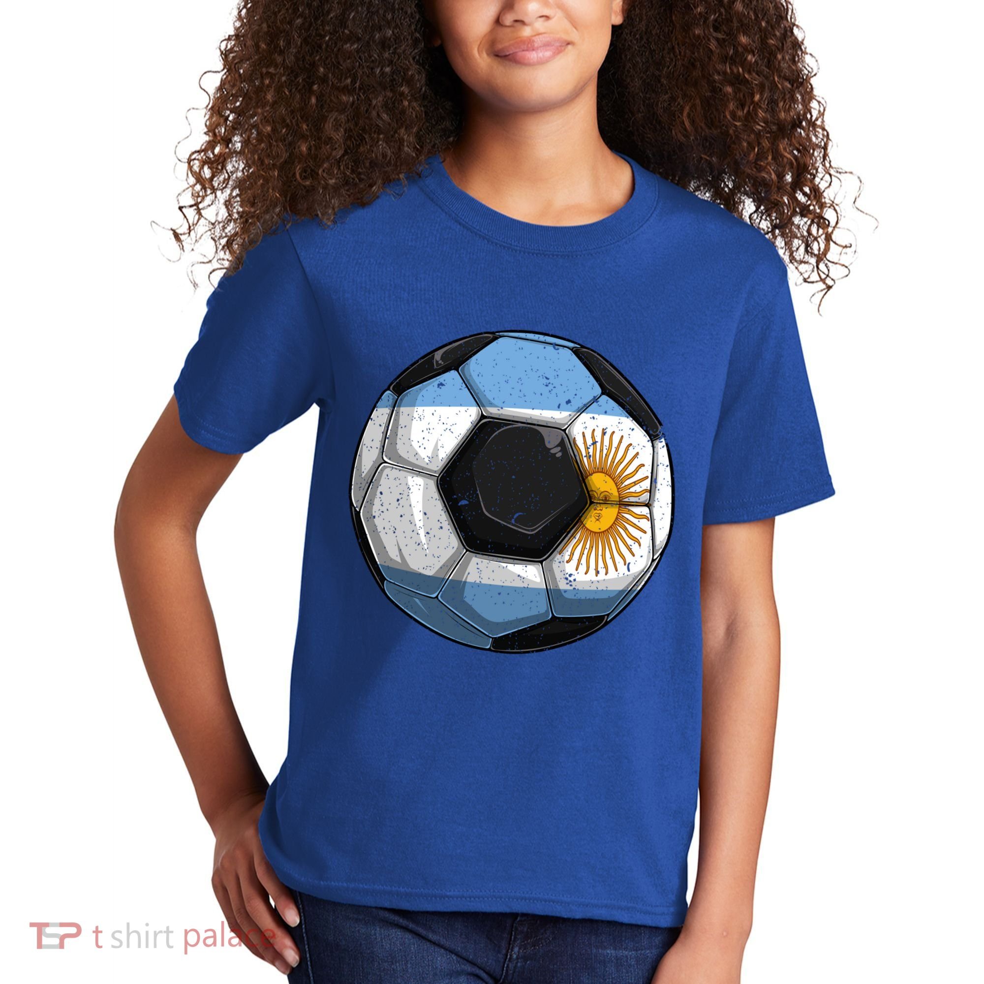 Argentina Soccer Argentina Flag Argentinian Boys Gift Kids T-Shirt