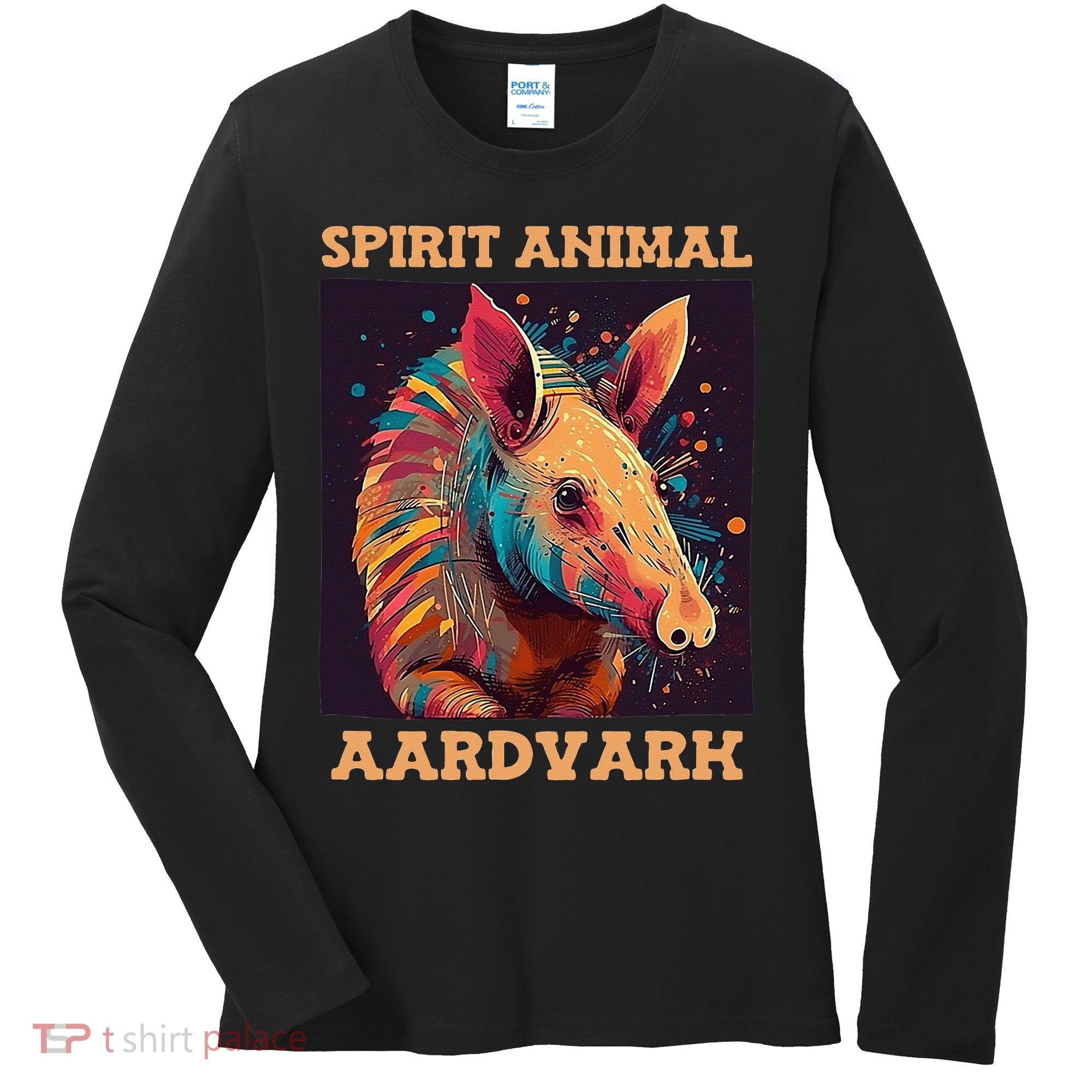 Aardvark Spirit Animal Women's Long Sleeve Shirt