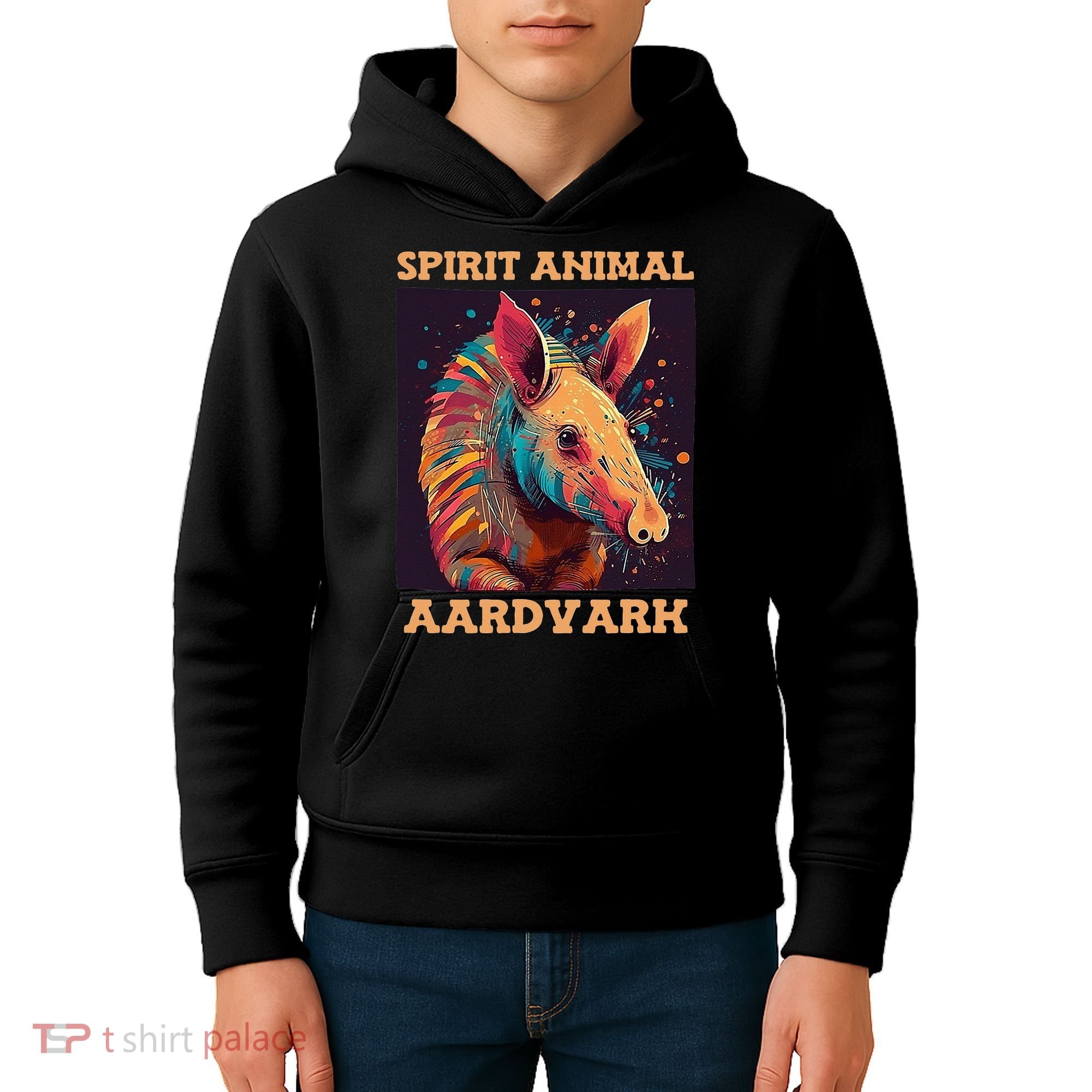 Aardvark Spirit Animal Kids Hoodie