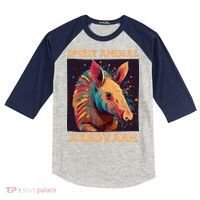 Aardvark Spirit Animal Kids Colorblock Raglan Jersey thumb 0