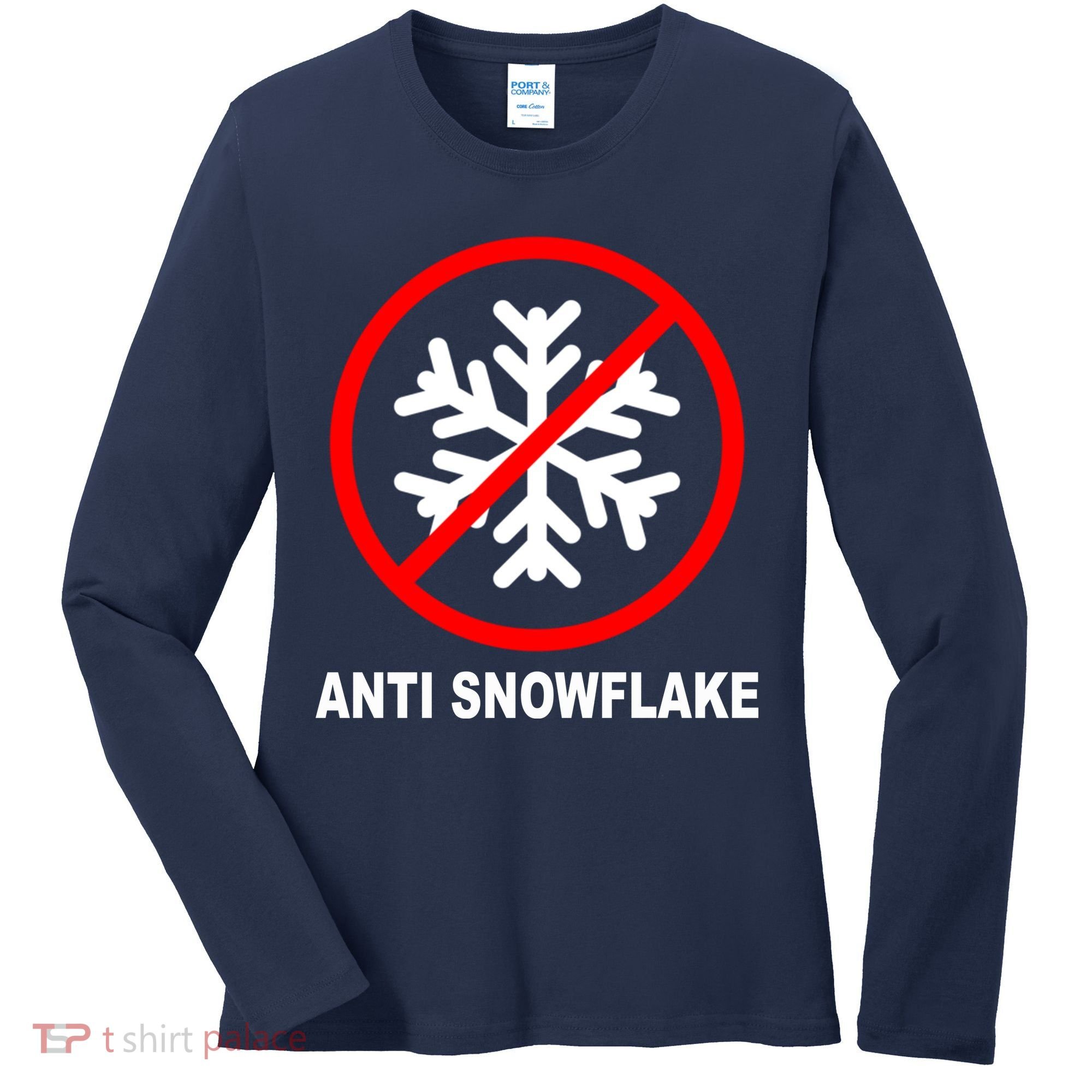 Anti Snowflake Women's Long Sleeve Shirt