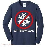 Anti Snowflake Kids Long Sleeve Shirt thumb 0