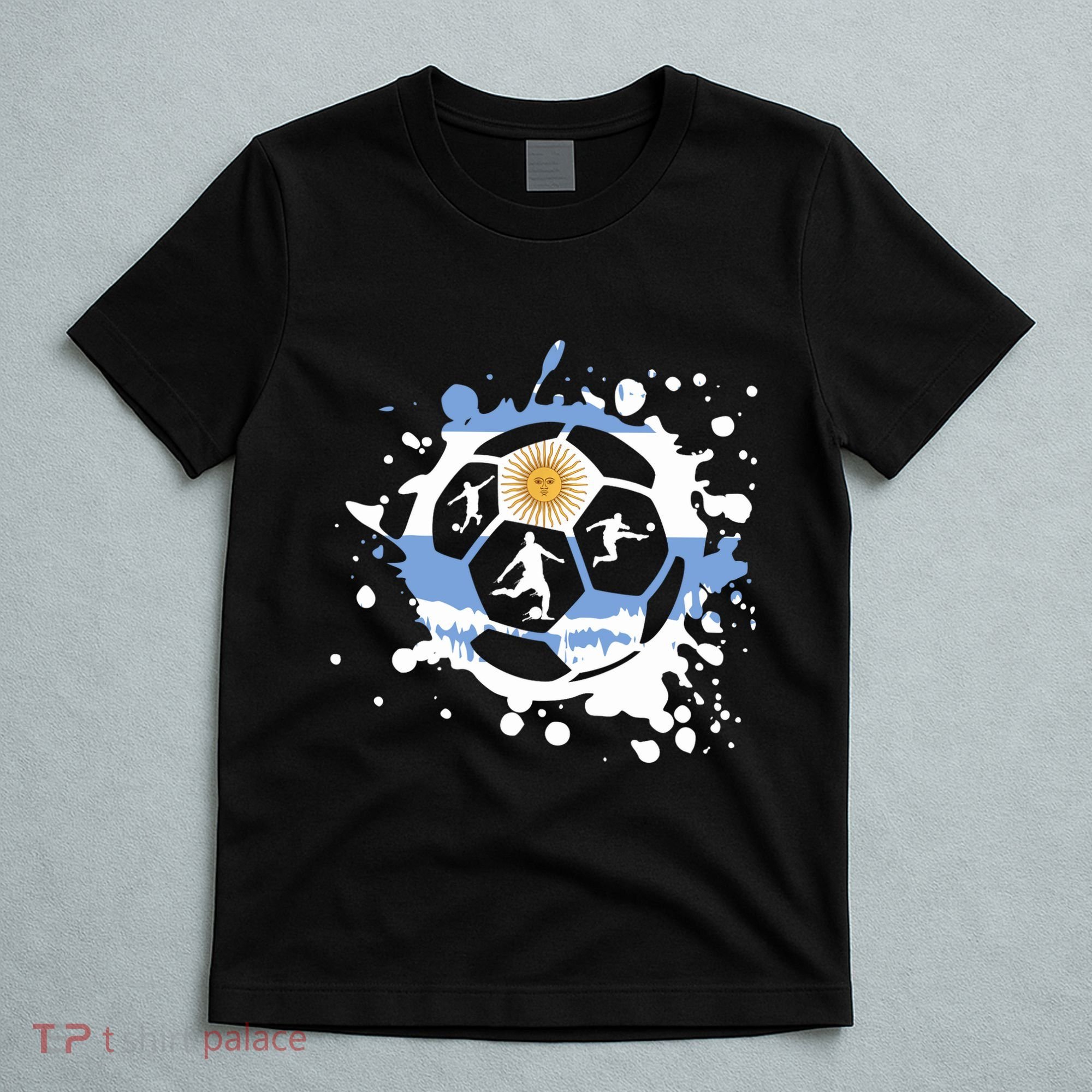 Argentina Soccer Argentinian Flag Jersey Football Fans T-Shirt
