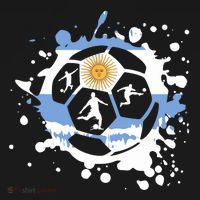 Argentina Soccer Argentinian Flag Jersey Football Fans Women's Hoodie thumb 2