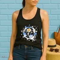 Argentina Soccer Argentinian Flag Jersey Football Fans Women's Tank Top thumb 2