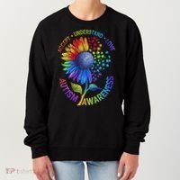 Autism Sunflower Autism Awareness Sunflower Women's Sweatshirt thumb 0