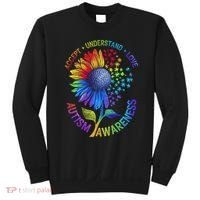 Autism Sunflower Autism Awareness Sunflower Sweatshirt thumb 0