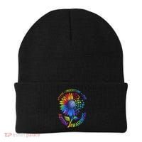 Autism Sunflower Autism Awareness Sunflower Beanie thumb 0