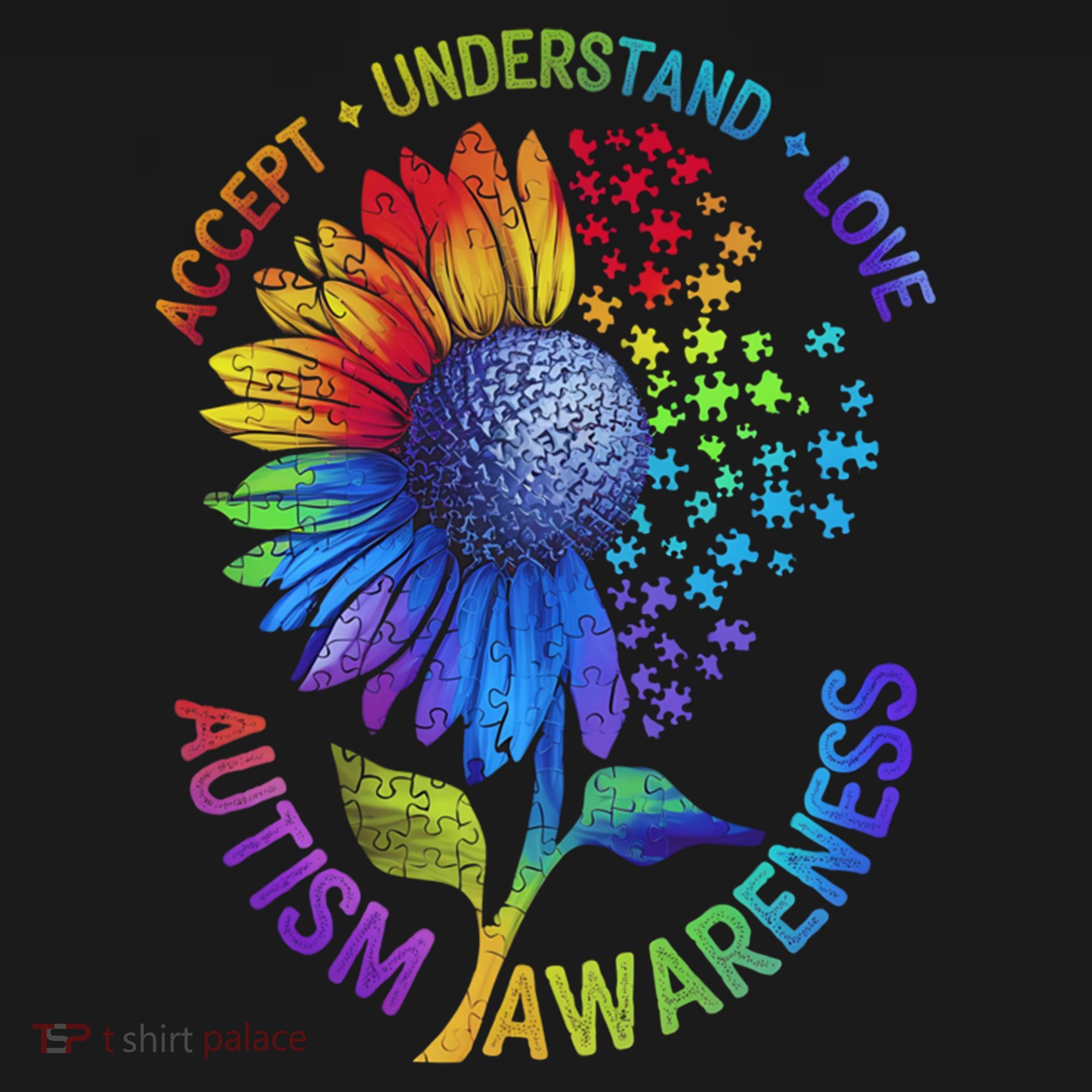 Autism Sunflower Autism Awareness Sunflower Women's Hoodie