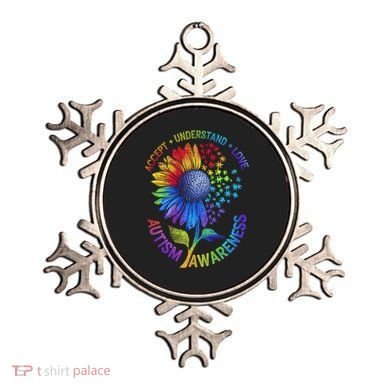 Autism Sunflower Autism Awareness Sunflower Ornament