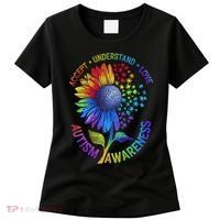 Autism Sunflower Autism Awareness Sunflower Women's T-Shirt thumb 0