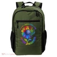 Autism Sunflower Autism Awareness Sunflower Backpack thumb 0