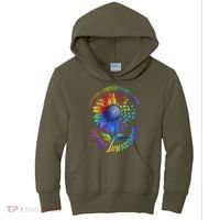 Autism Sunflower Autism Awareness Sunflower Kids Hoodie thumb 0