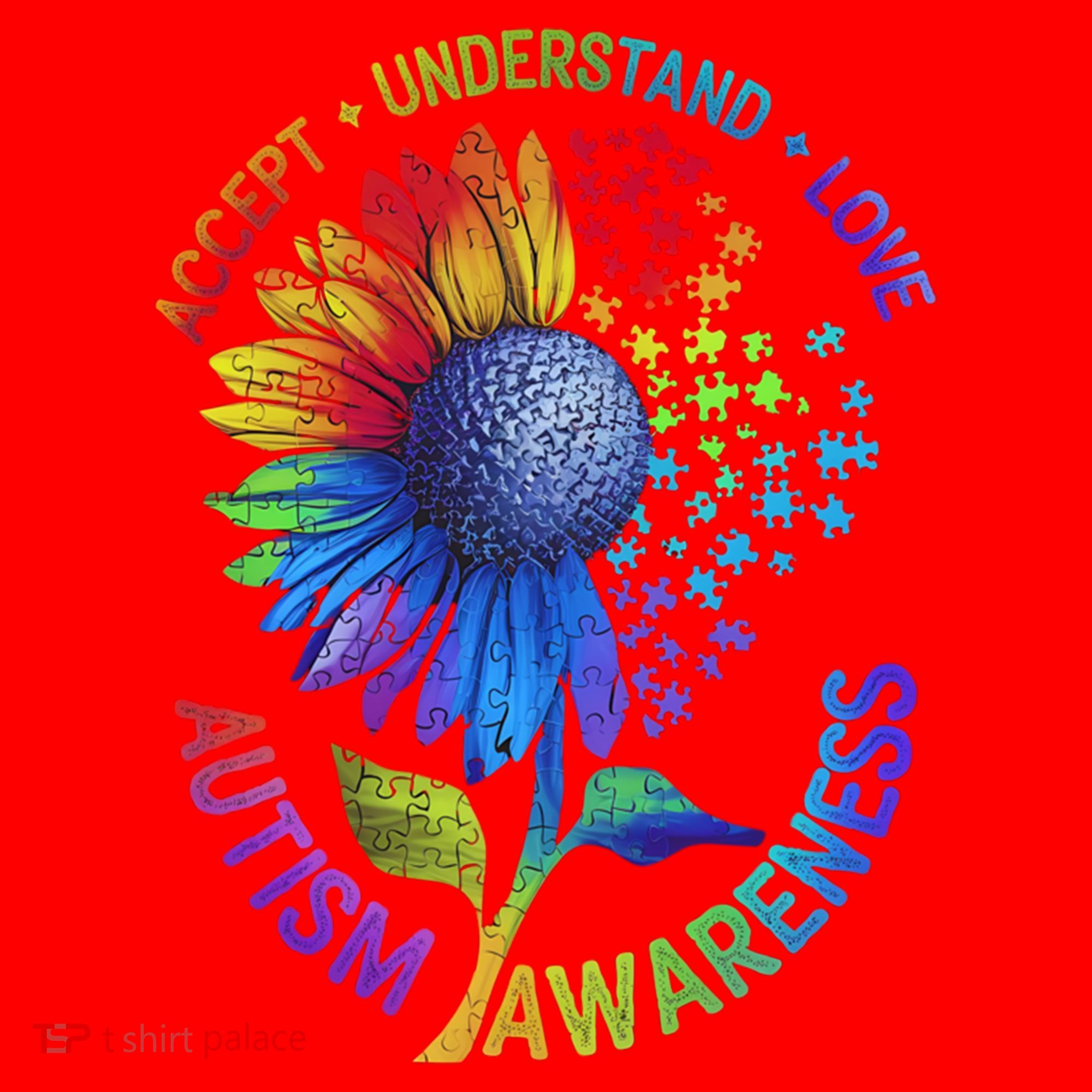 Autism Sunflower Autism Awareness Sunflower Santa Hat