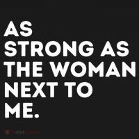 As Strong As The Woman Next To Me Gift Cool Feminism Feminist Gift Kids Sweatshirt thumb 2