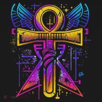 Ankh Symbol Ancient Egyptian Key Of Life Egypt Hieroglyphic Hoodie thumb 2