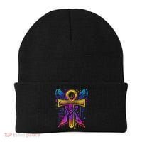 Ankh Symbol Ancient Egyptian Key Of Life Egypt Hieroglyphic Beanie thumb 0
