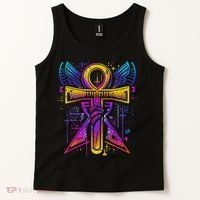 Ankh Symbol Ancient Egyptian Key Of Life Egypt Hieroglyphic Tank Top thumb 2
