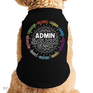Admin Squad Administrative Assistant Office Secretary Doggie Tank