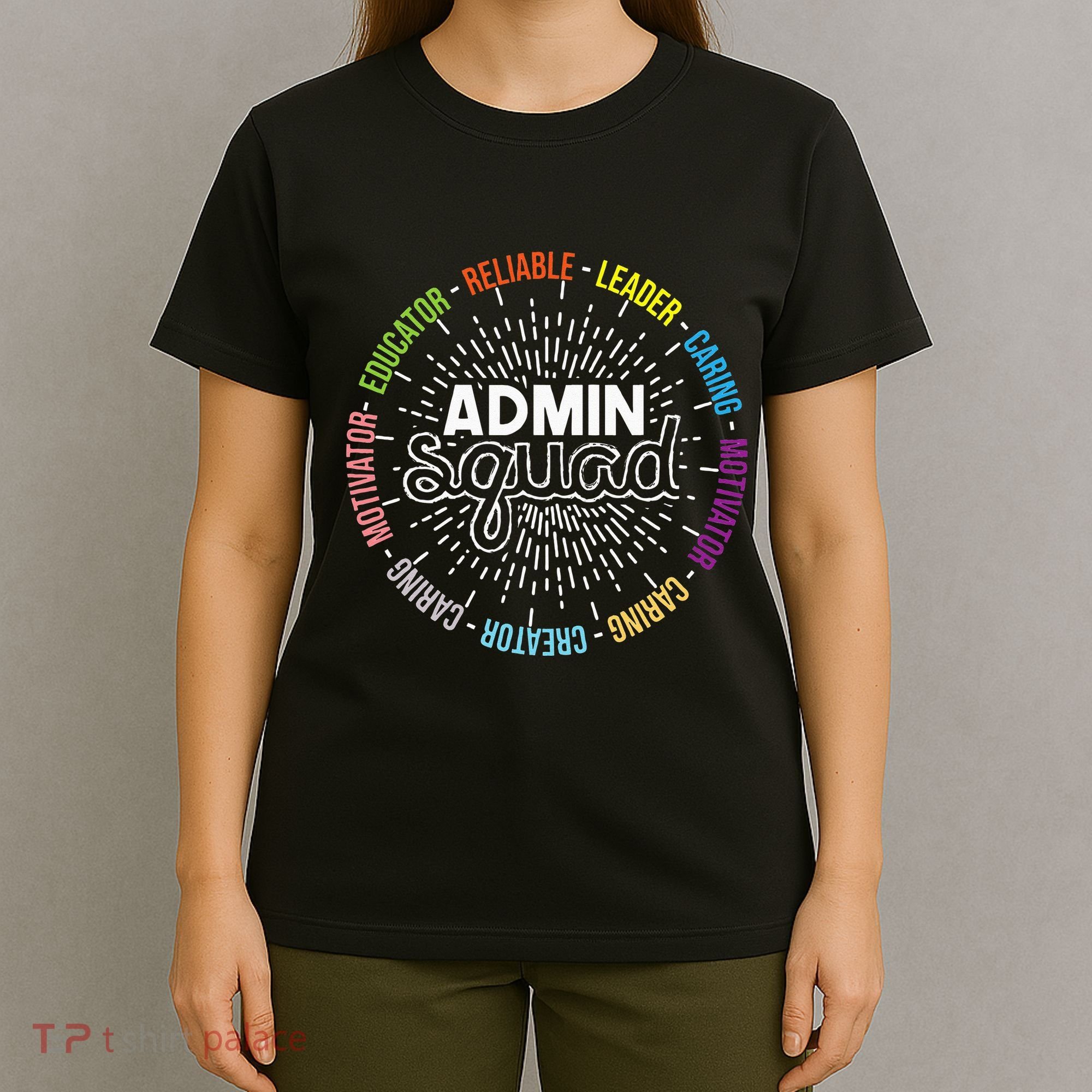 Admin Squad Administrative Assistant Office Secretary T-Shirt