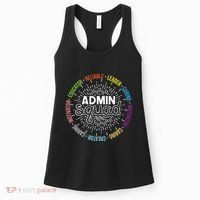 Admin Squad Administrative Assistant Office Secretary Women's Tank Top thumb 0