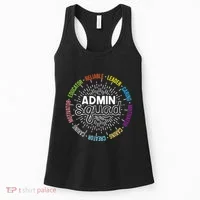 Admin Squad Administrative Assistant Office Secretary Women's Tank Top thumb 0