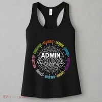Admin Squad Administrative Assistant Office Secretary Women's Tank Top thumb 3