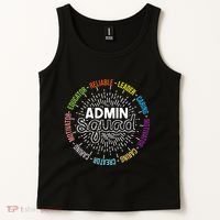 Admin Squad Administrative Assistant Office Secretary Tank Top thumb 2