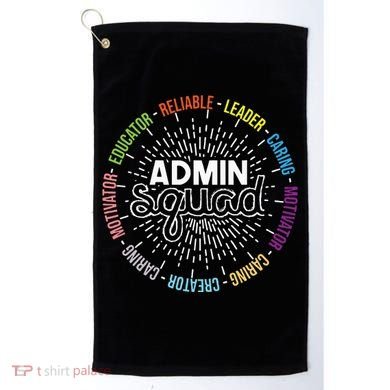 Admin Squad Administrative Assistant Office Secretary Golf Towel