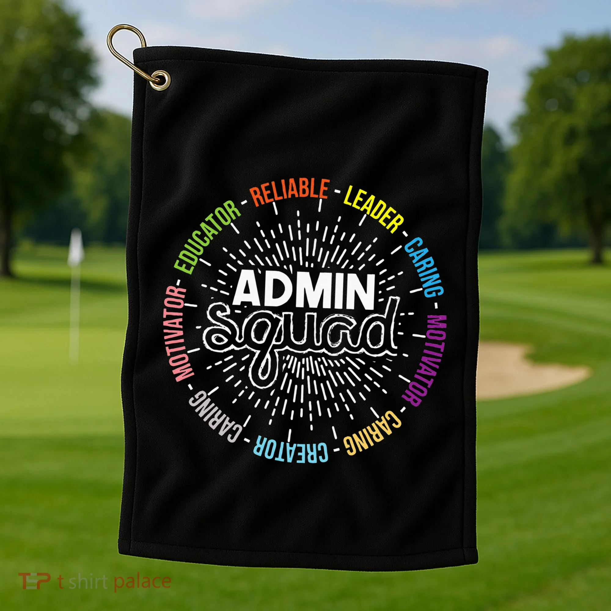 Admin Squad Administrative Assistant Office Secretary Golf Towel