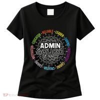Admin Squad Administrative Assistant Office Secretary Women's T-Shirt thumb 0