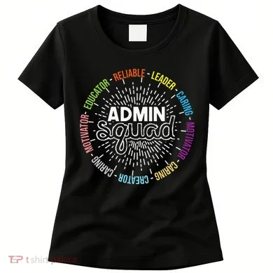 Admin Squad Administrative Assistant Office Secretary Women's T-Shirt